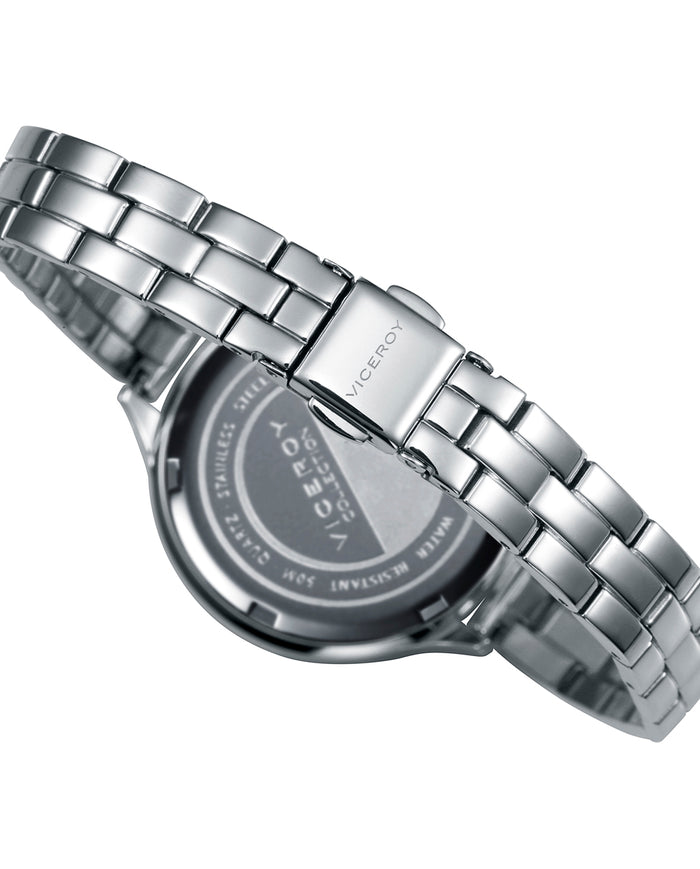 Viceroy Reloj De Mujer Kiss 3 Agujas De Acero Y Esfera Rosa