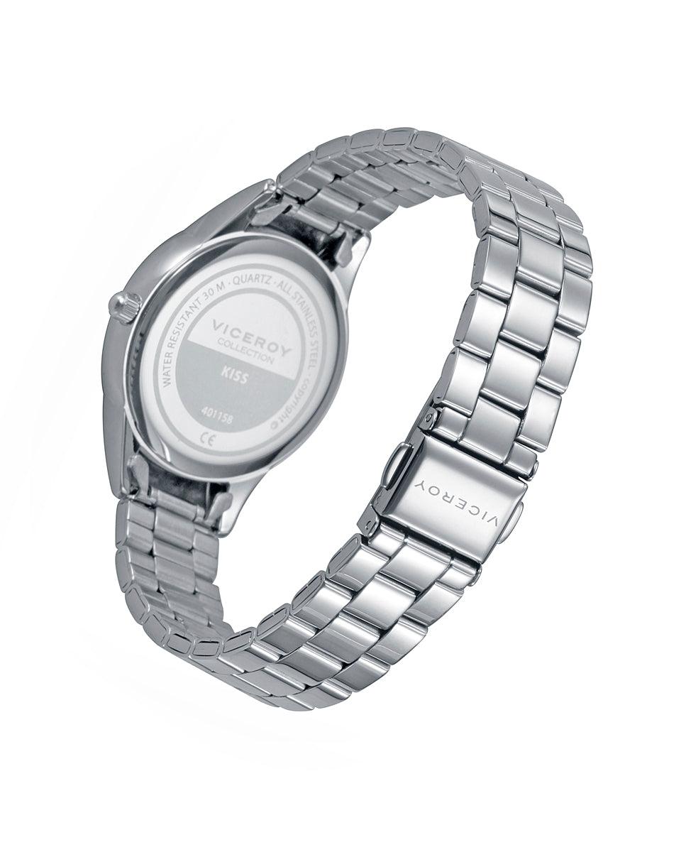 Viceroy Reloj De Mujer Kiss Con Caja Y Brazalete De Acero