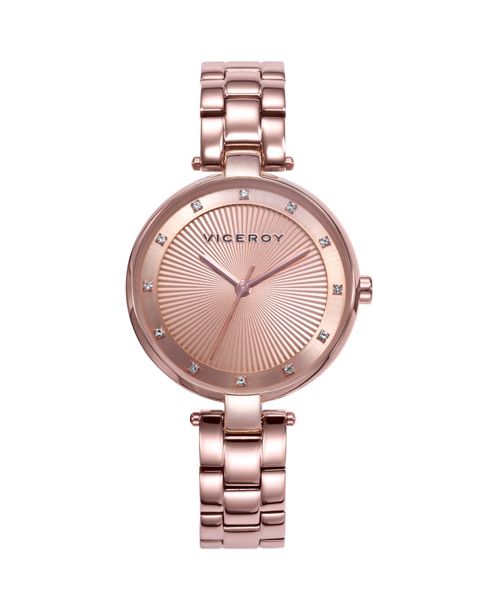 viceroy Reloj de mujer Viceroy Chic de acero con correa en ip rosa