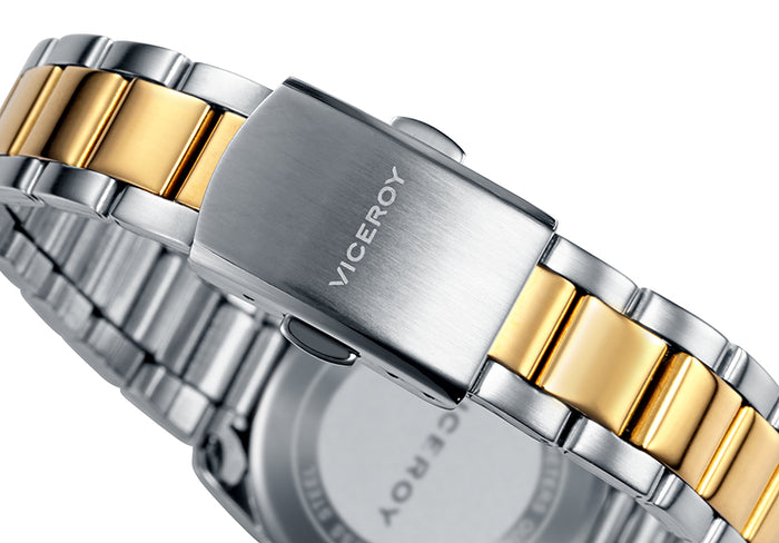 Viceroy Reloj De Mujer Viceroy Con Brazalete De Acero Ip Dorado
