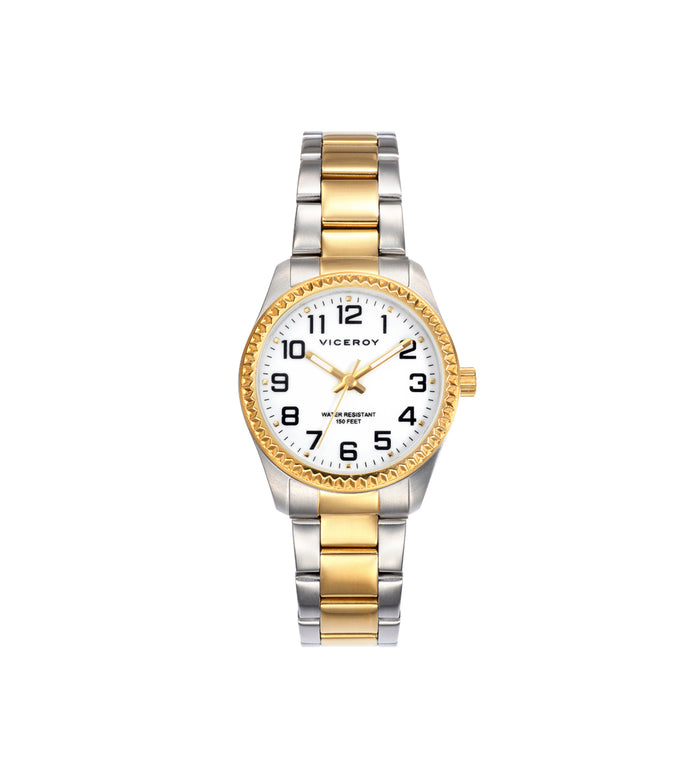 Viceroy Reloj De Mujer Viceroy Con Brazalete De Acero Ip Dorado