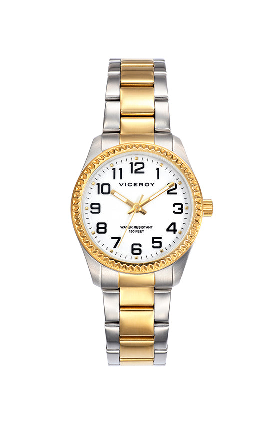 viceroy Reloj de mujer Viceroy con brazalete de acero ip dorado