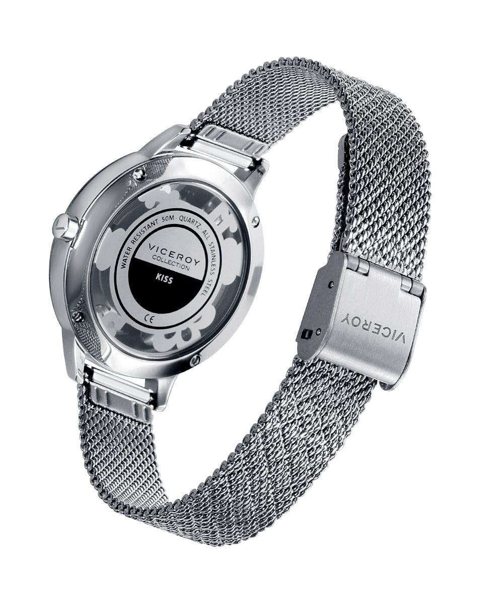 Viceroy Reloj De Mujer Viceroy Kiss De Acero Con Malla Milanesa