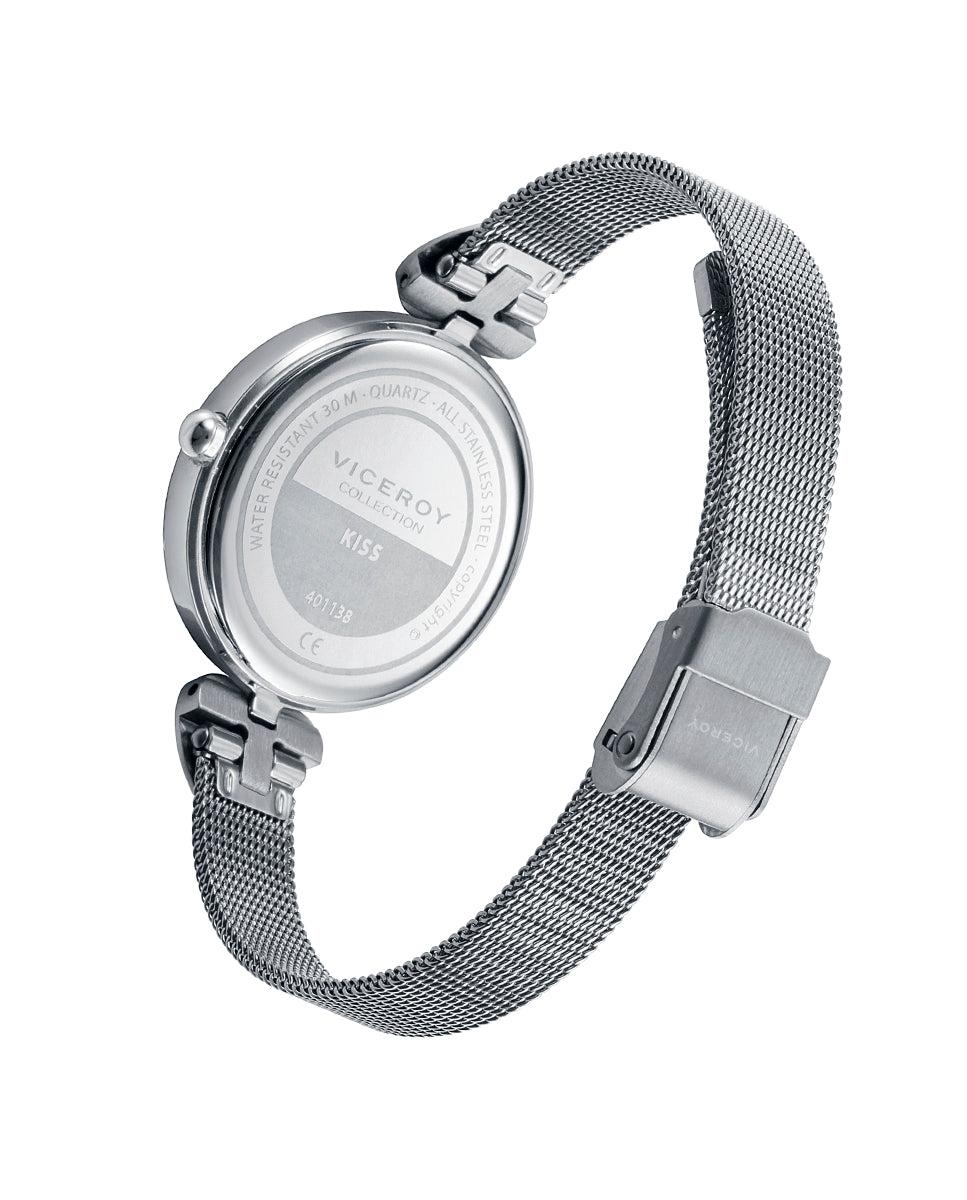 Viceroy Reloj De Mujer Viceroy Kiss De Acero Con Malla Milanesa