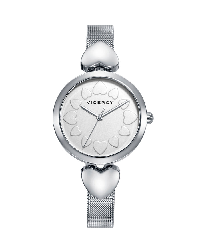 viceroy Reloj de mujer Viceroy Kiss de acero con malla milanesa