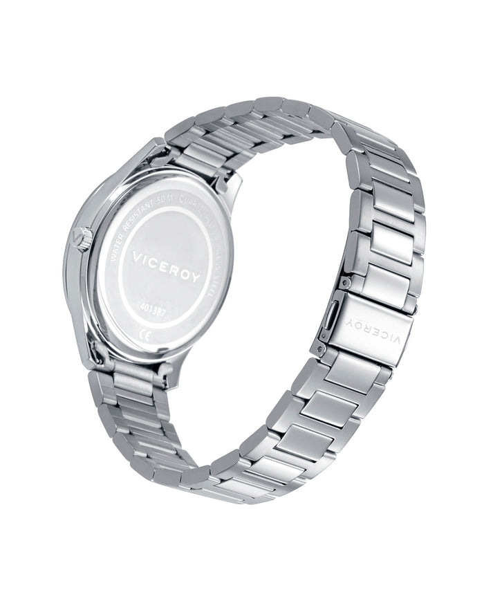 Viceroy Reloj En Acero Con Esfera Azul Con Cronógrafo