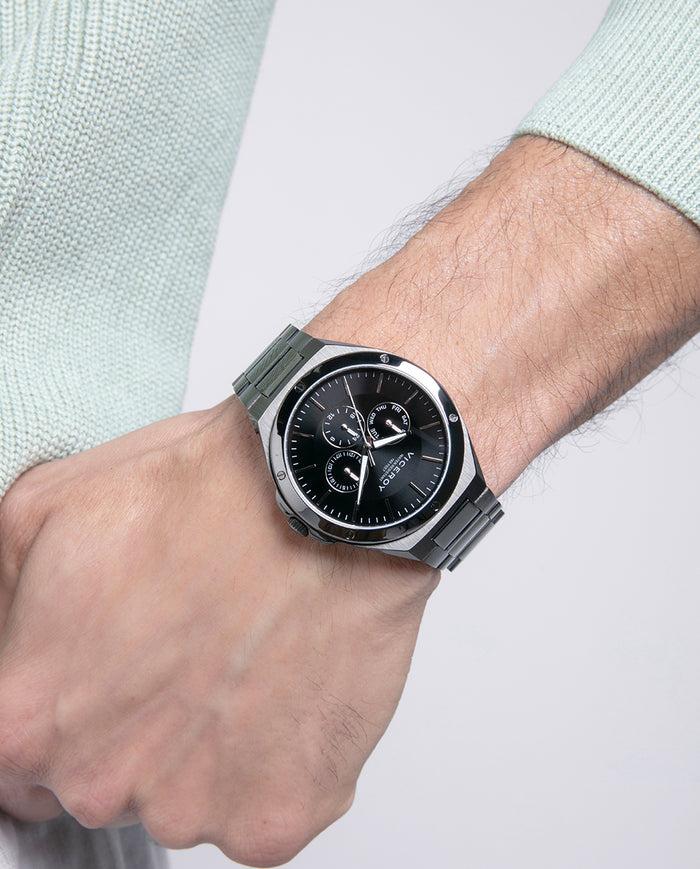 Viceroy Reloj En Acero Gris Con Cronógrafo Y Movimiento De Cuarzo