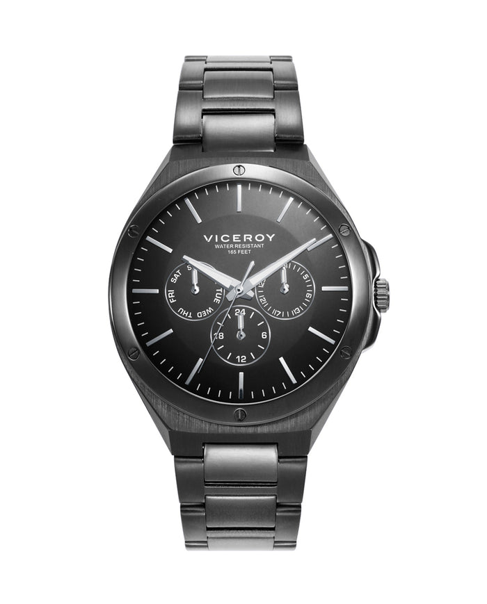 viceroy Reloj en acero gris con cronógrafo y movimiento de cuarzo