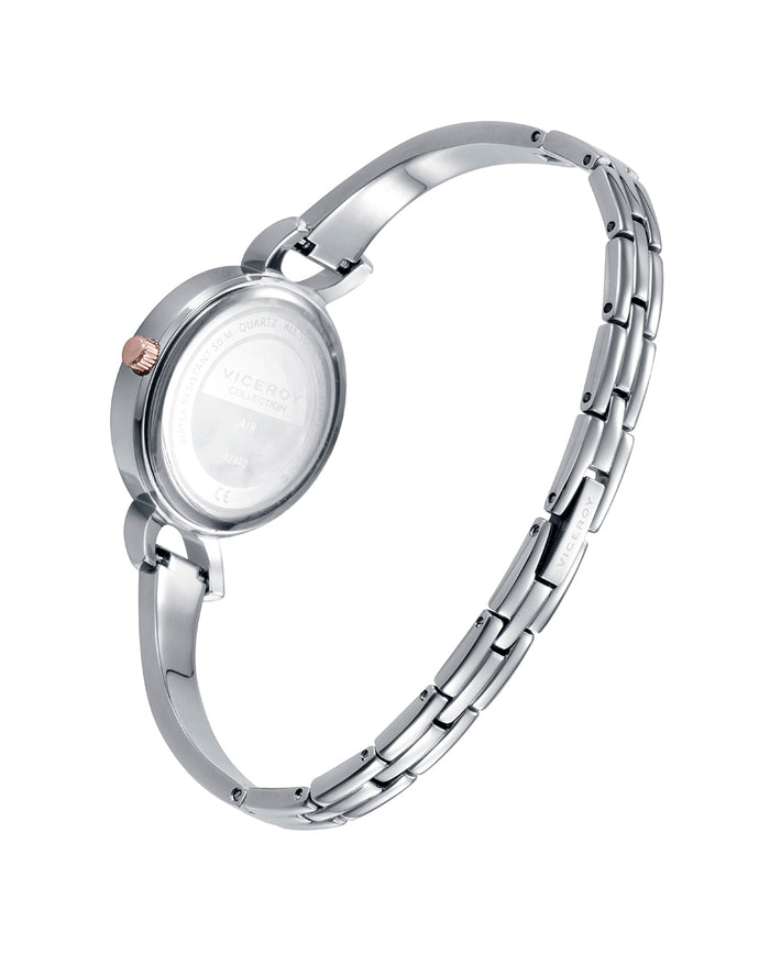 Viceroy Reloj Minimalista Acero Con Esfera Rosa Para Mujer