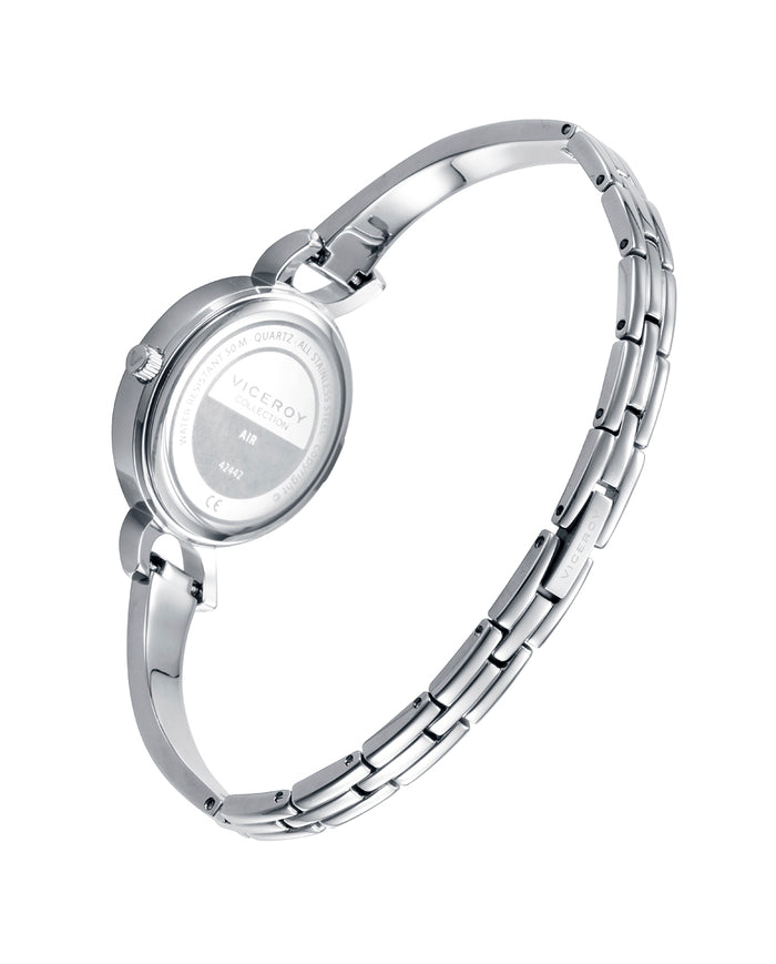 Viceroy Reloj Minimalista Acero Con Esfera Violeta Para Mujer