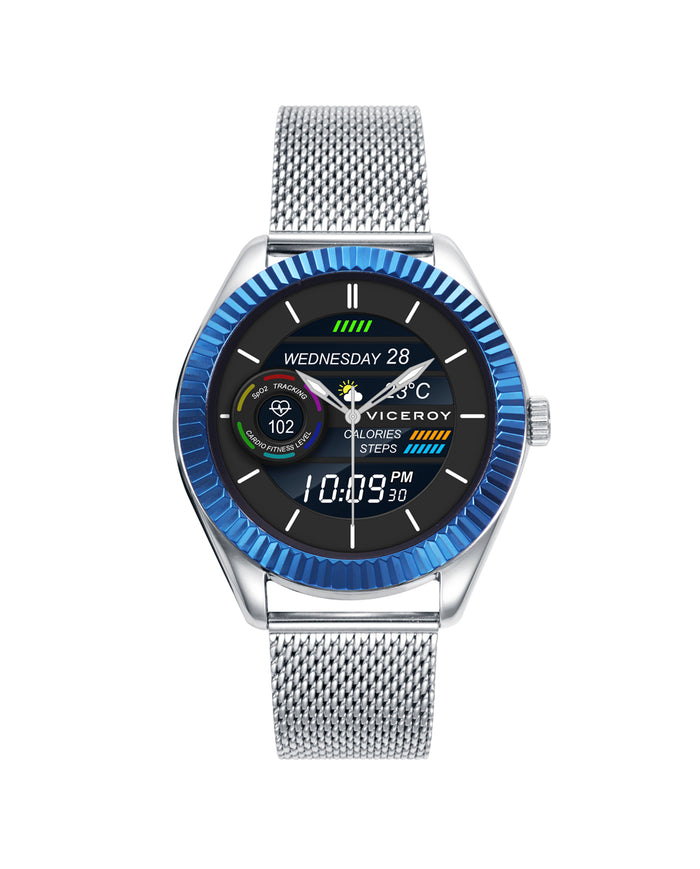viceroy Reloj Smart Hombre caja y malla milanesa de acero