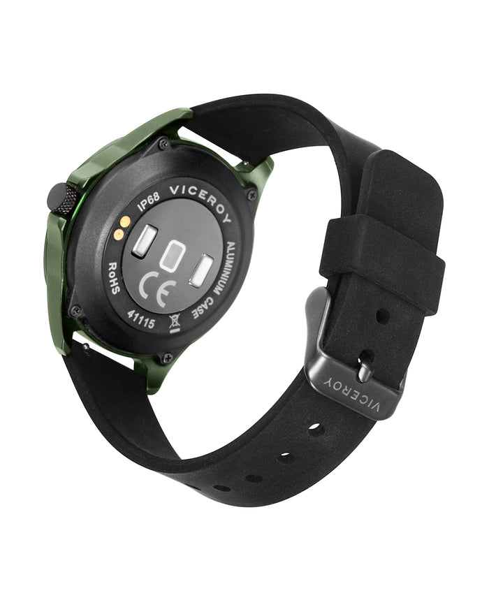 Viceroy Smartwatch Infantil Smartpro Con Correa De Silicona Negra Y Correa Adicional Con Estampado De Camuflaje Verde