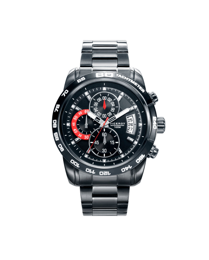 viceroy Reloj de hombre Heat de acero con IP gris