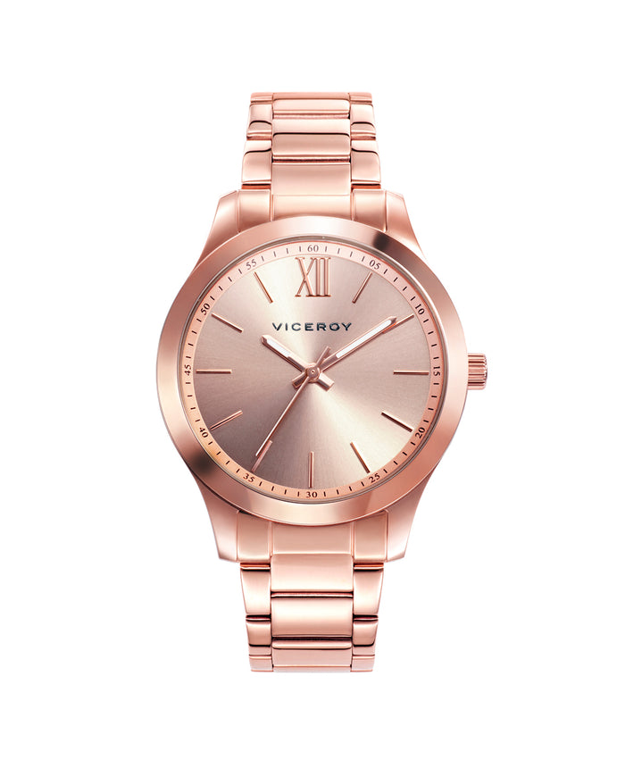viceroy Reloj de mujer Chic de acero con IP rosa