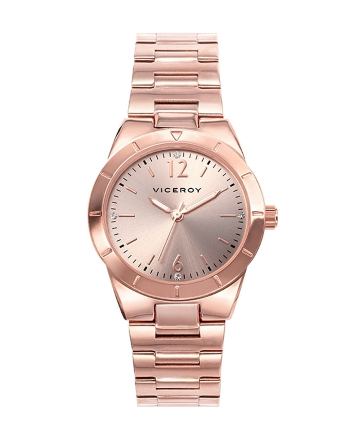 viceroy Reloj de mujer Chic de acero ip rosa