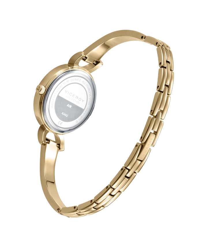 Viceroy Reloj Minimalista Acero Dorado Para Mujer