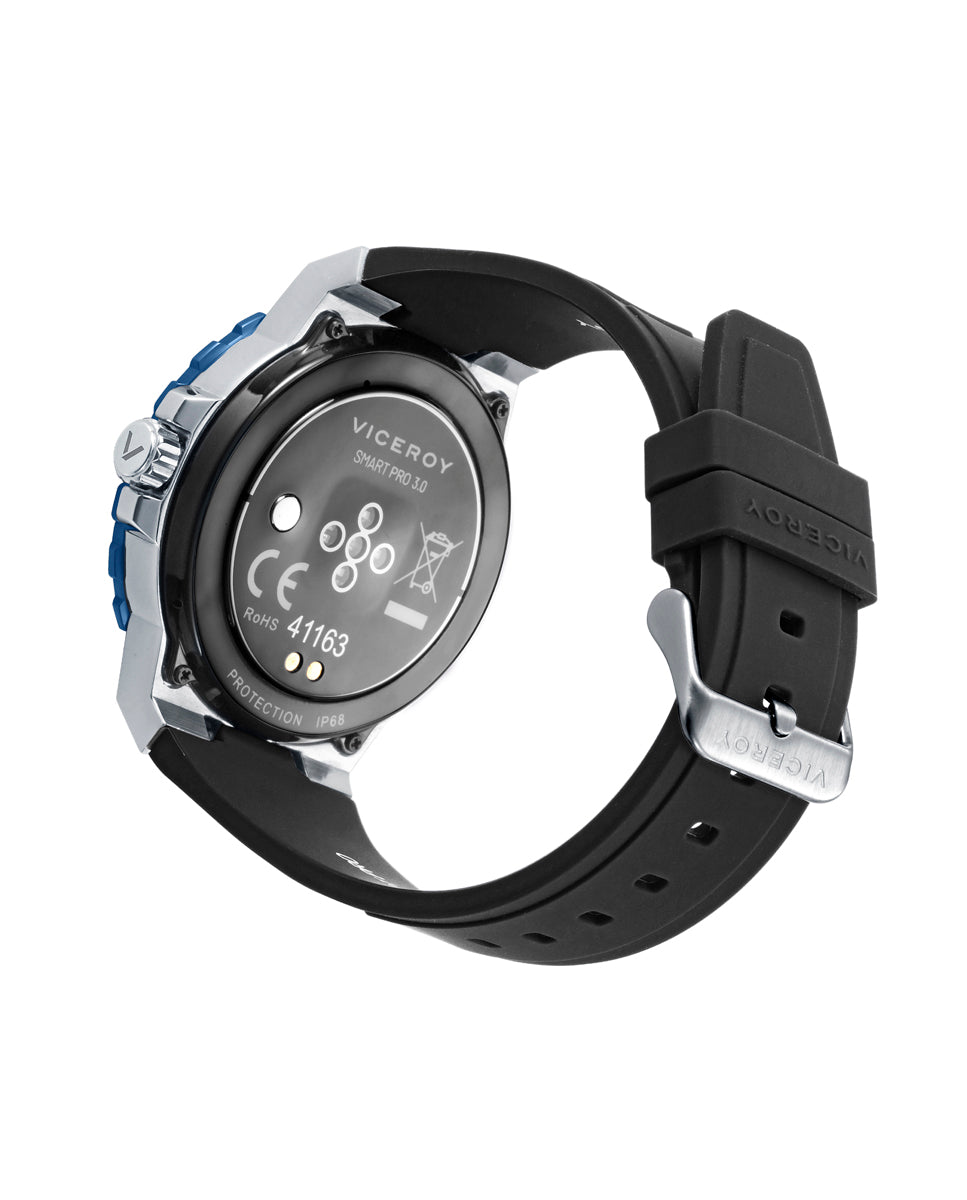 Viceroy Reloj Smart Acero Ip Azul Correa Sr Va