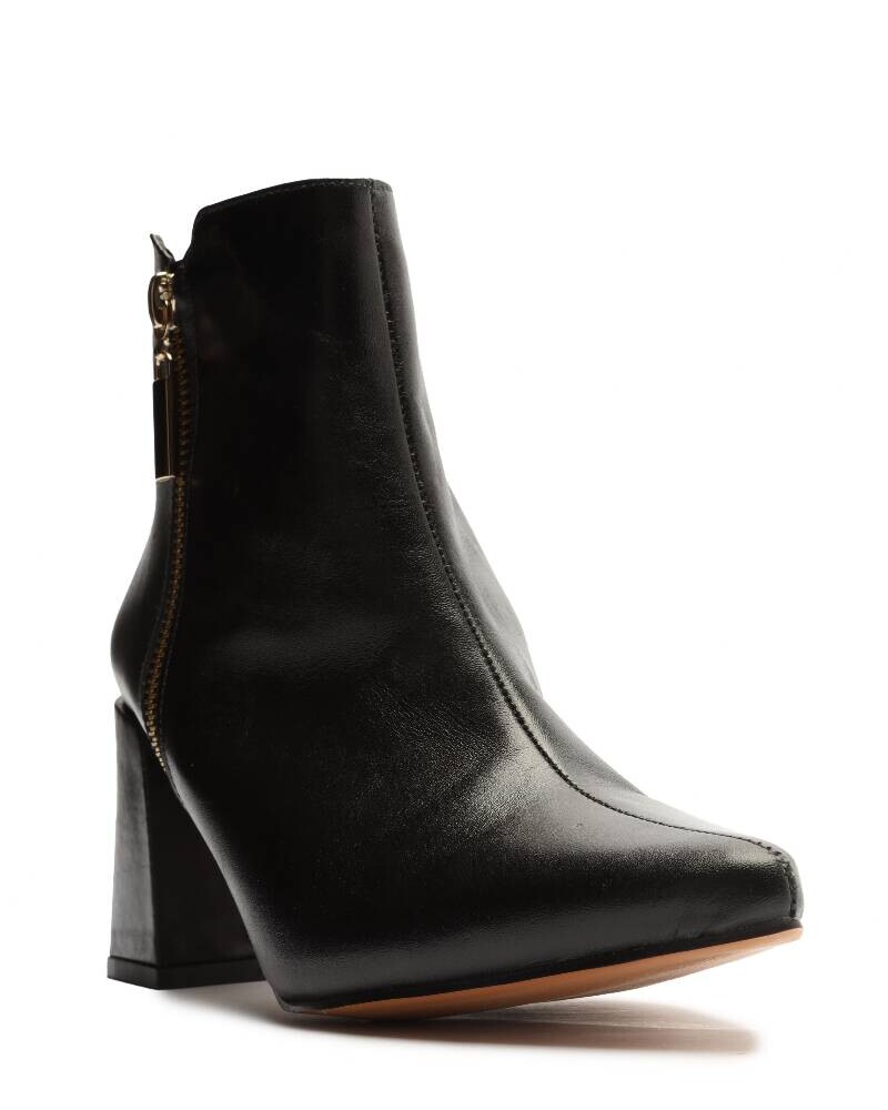 Viceversa BOTA NEGRA CORTA CLASICA CON CIERRE DORADO