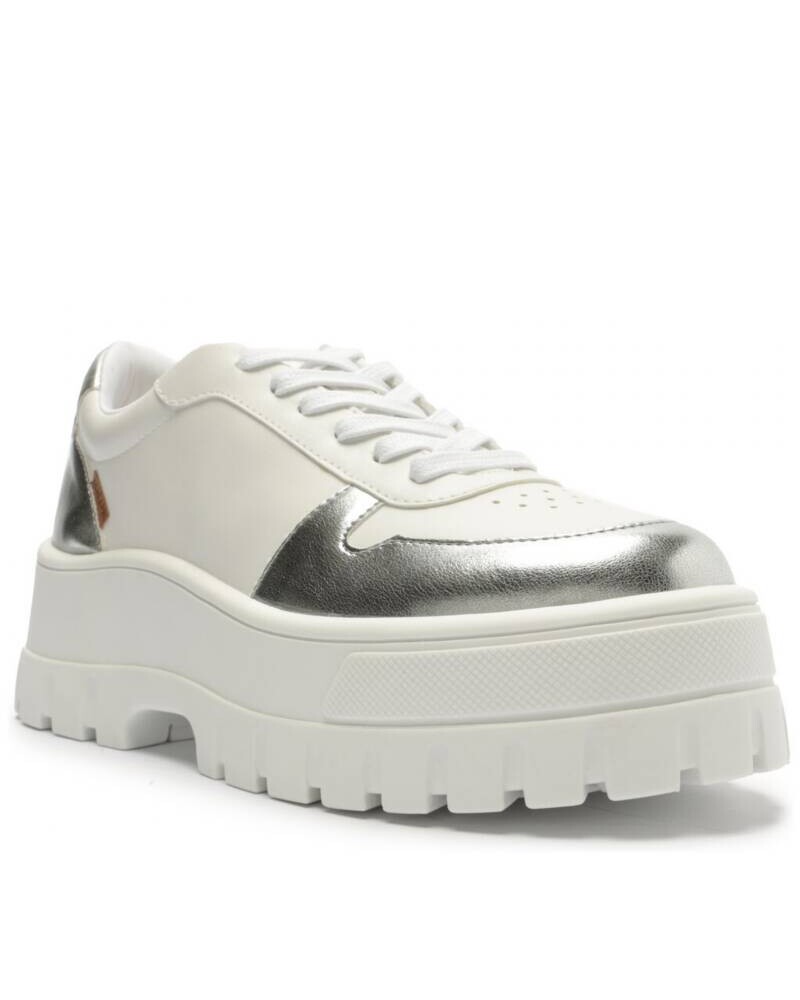 viceversa CHAMPION CON PLATAFORMA BLANCO Y PLATEADO