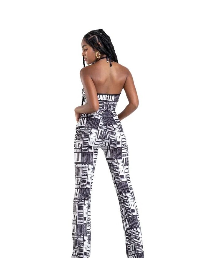 Viceversa CONJUNTO TOP Y PANTALON ESTAMPADO BY LA BELLAMAFIA