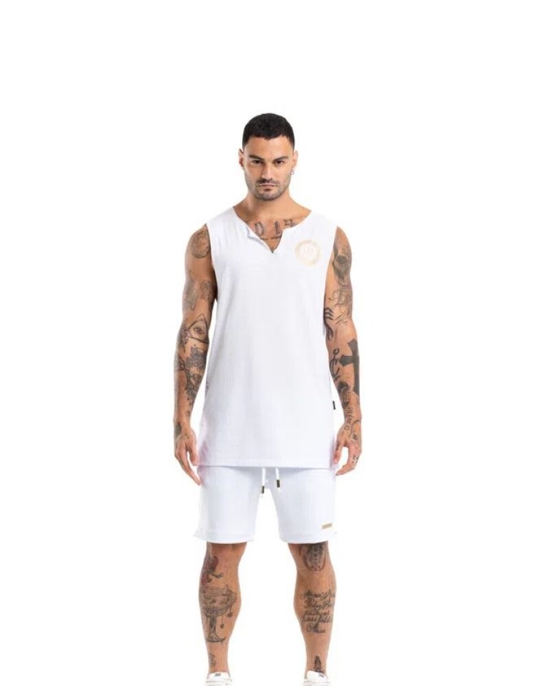 Viceversa MUSCULOSA COLOR BLANCO DE ALGODON BY LA MAFIA