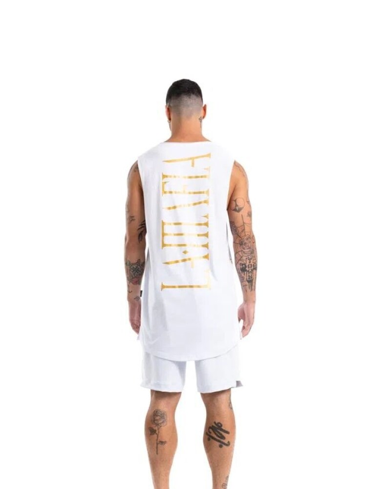 Viceversa MUSCULOSA COLOR BLANCO DE ALGODON BY LA MAFIA