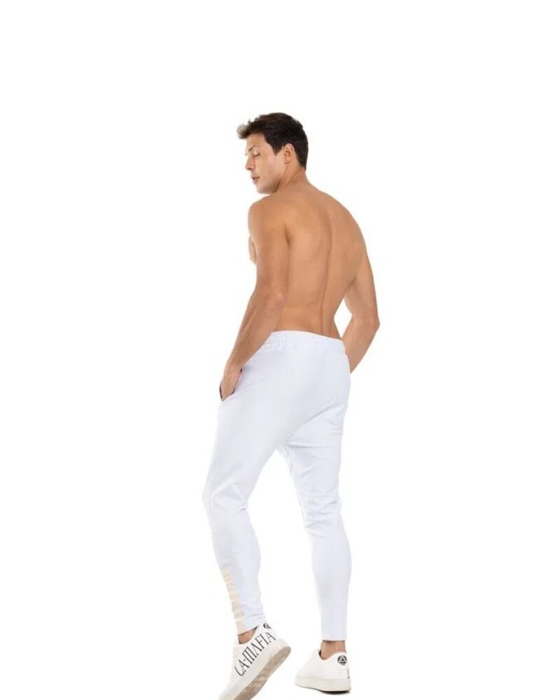 Viceversa PANTALON COLOR BLANCO ELASTIZADO BY LA MAFIA
