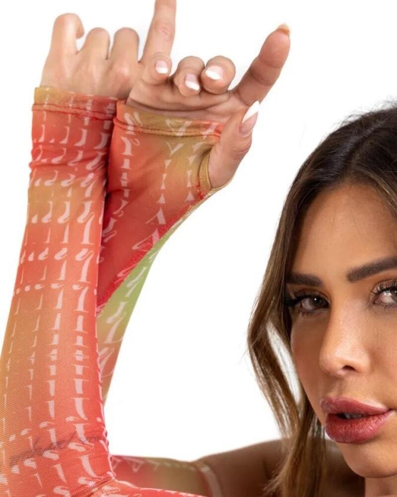 Viceversa TOP CON GUANTES ESTAMPADO BY LABELLAMAFIA