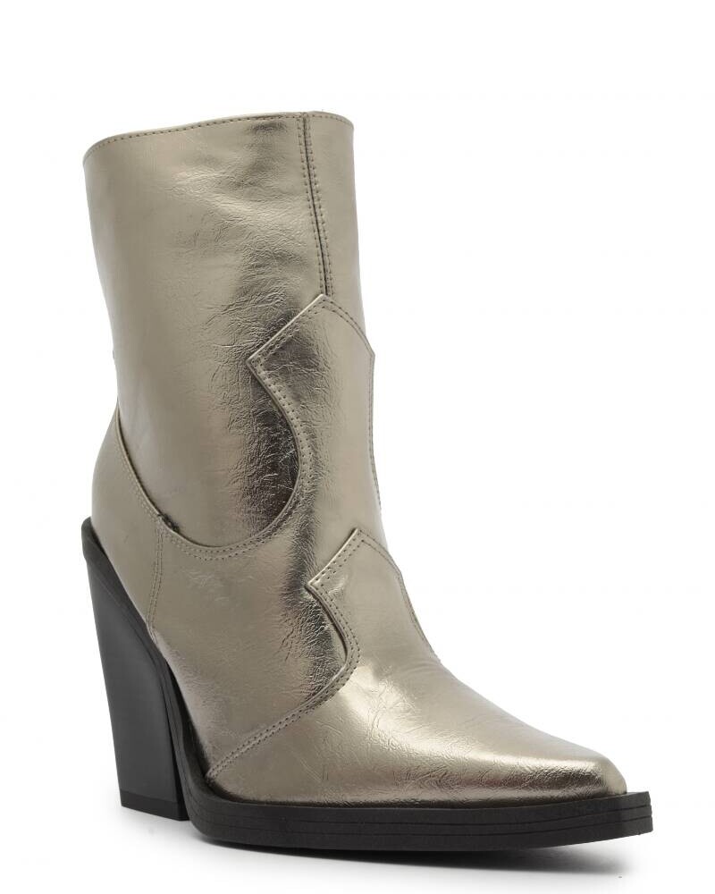 viceversa BOTA TEJANA CORTA COLOR PLATEADO