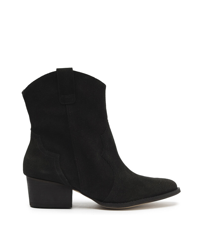 Viceversa BOTAS VAQUERAS NEGRAS EN PIEL SERRAJE