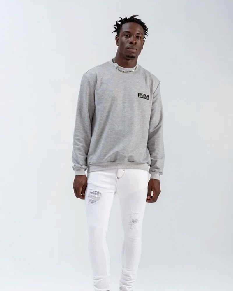 Viceversa BUZO LM GRIS CLARO