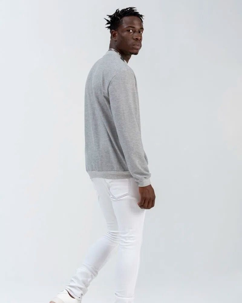 Viceversa BUZO LM GRIS CLARO