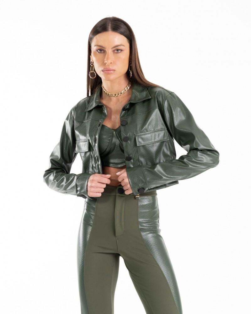 viceversa CHAQUETA BOSSY VERDE