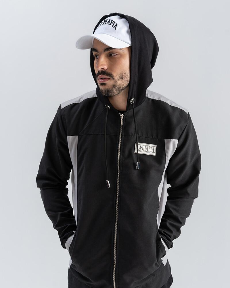 viceversa CHAQUETA NEGRA CON ESPALDA GRIS