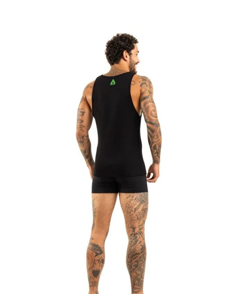 Viceversa CONJUNTO MUSCULOSA Y BóXER NEGRO