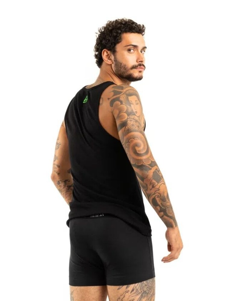 Viceversa CONJUNTO MUSCULOSA Y BóXER NEGRO