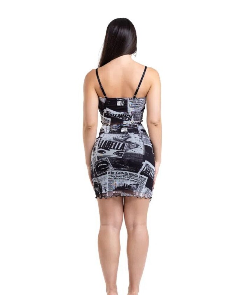 Viceversa CONJUNTO TOP Y POLLERA ESTAMPADO LBM