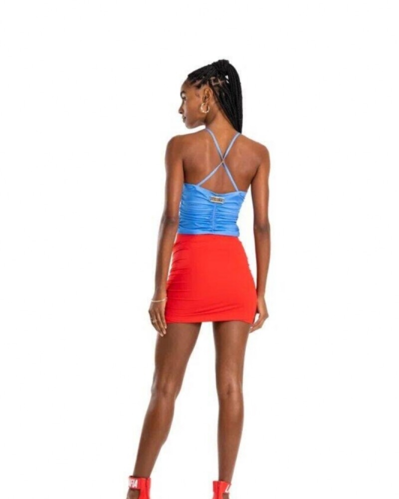 Viceversa FALDA DELIRIUM ROJO