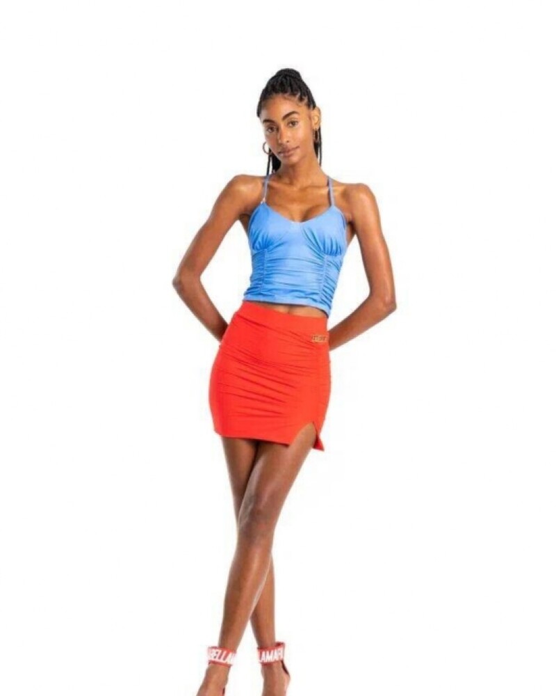 viceversa FALDA DELIRIUM ROJO