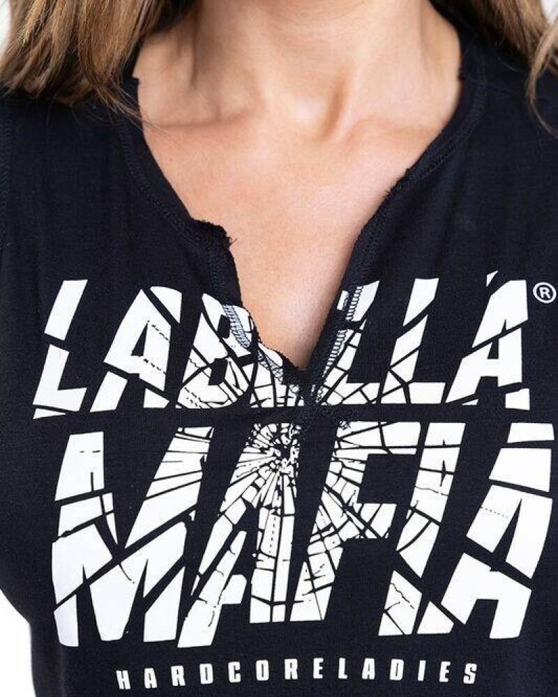 viceversa MUSCULOSA DE COLOR NEGRO BY LBM