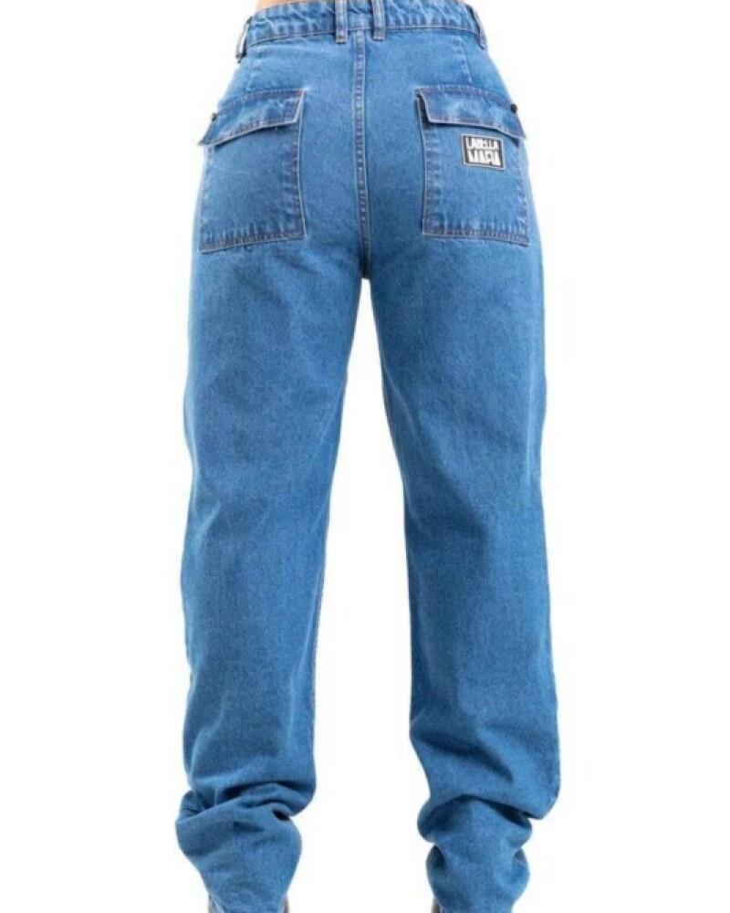 Viceversa PANTALON COLOR JEAN BY LA BELLAMAFIA