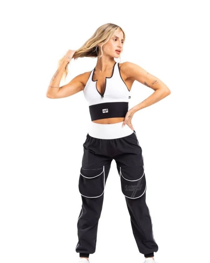 viceversa PANTALON COLOR NEGRO BY LA BELLAMAFIA