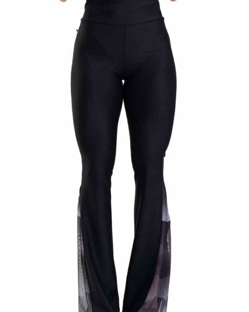 Viceversa PANTALON DE COLOR NEGRO BY LA BELLAMAFIA