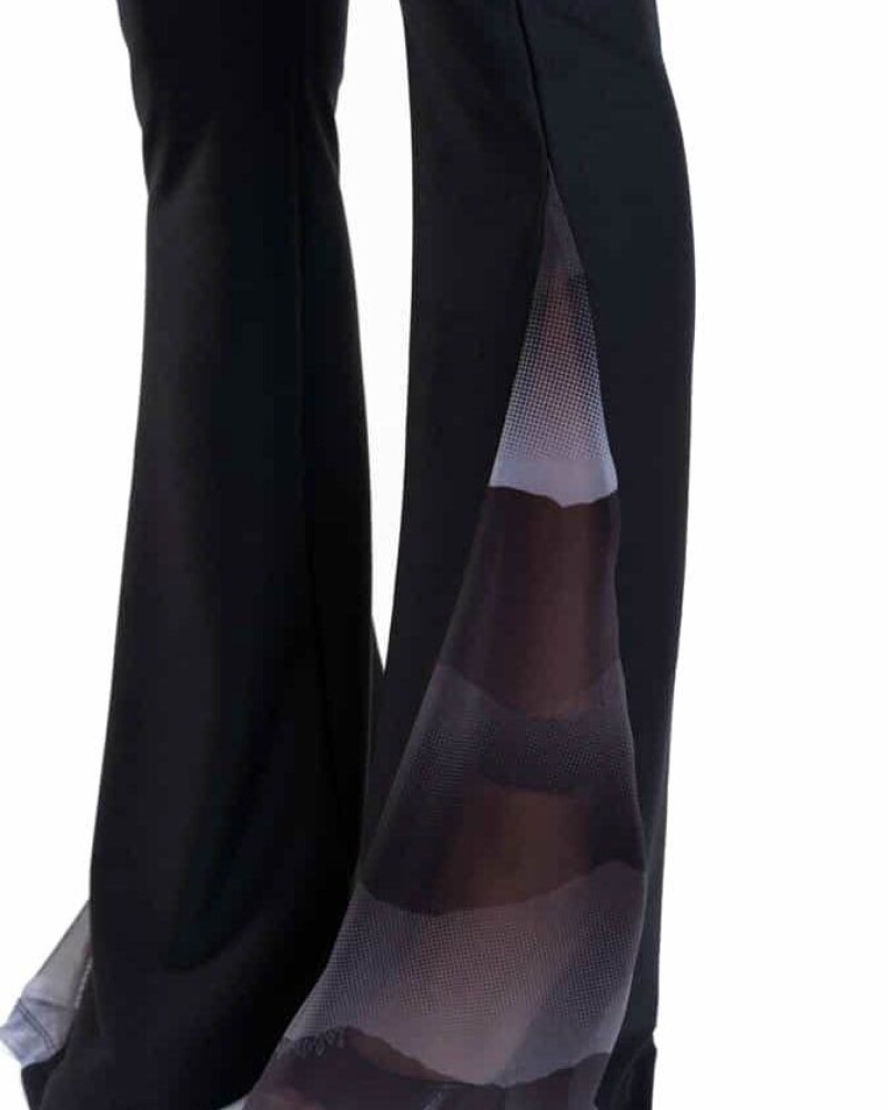 Viceversa PANTALON DE COLOR NEGRO BY LA BELLAMAFIA