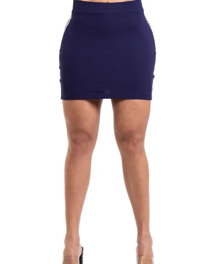 Viceversa POLLERA COLOR AZUL BY LA BELLAMAFIA