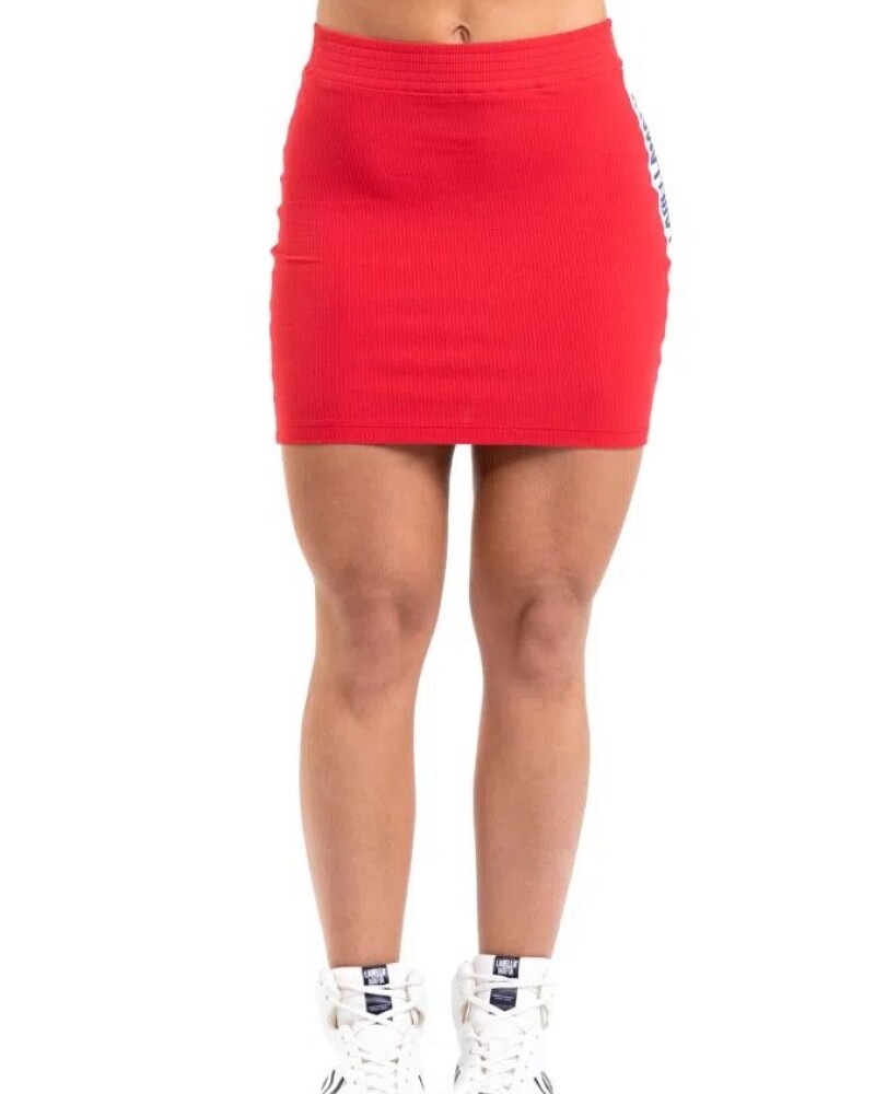 Viceversa POLLERA COLOR ROJO BY LA BELLAMAFIA