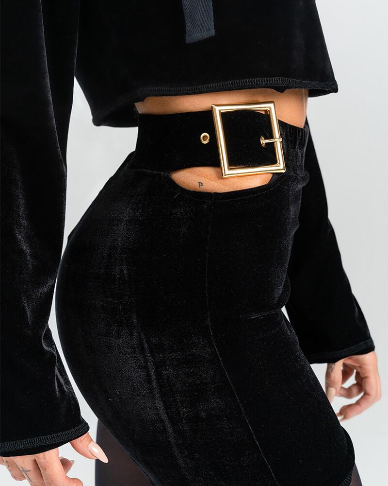 Viceversa POLLERA DE COLOR NEGRO