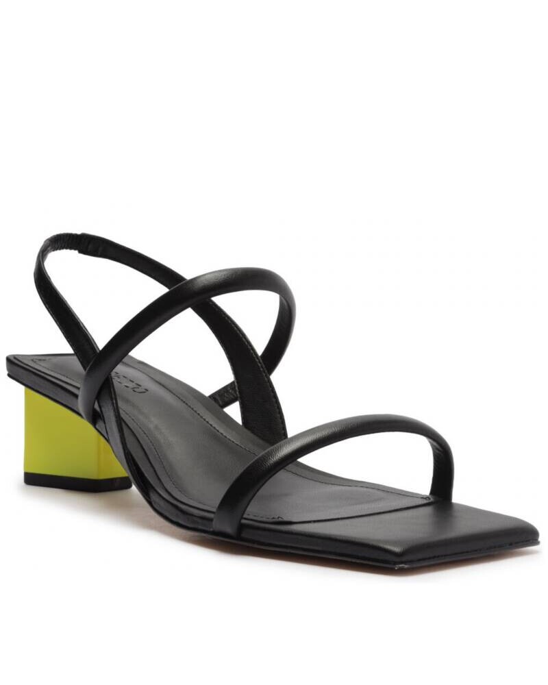 viceversa SANDALIA TACO BAJO NEGRA