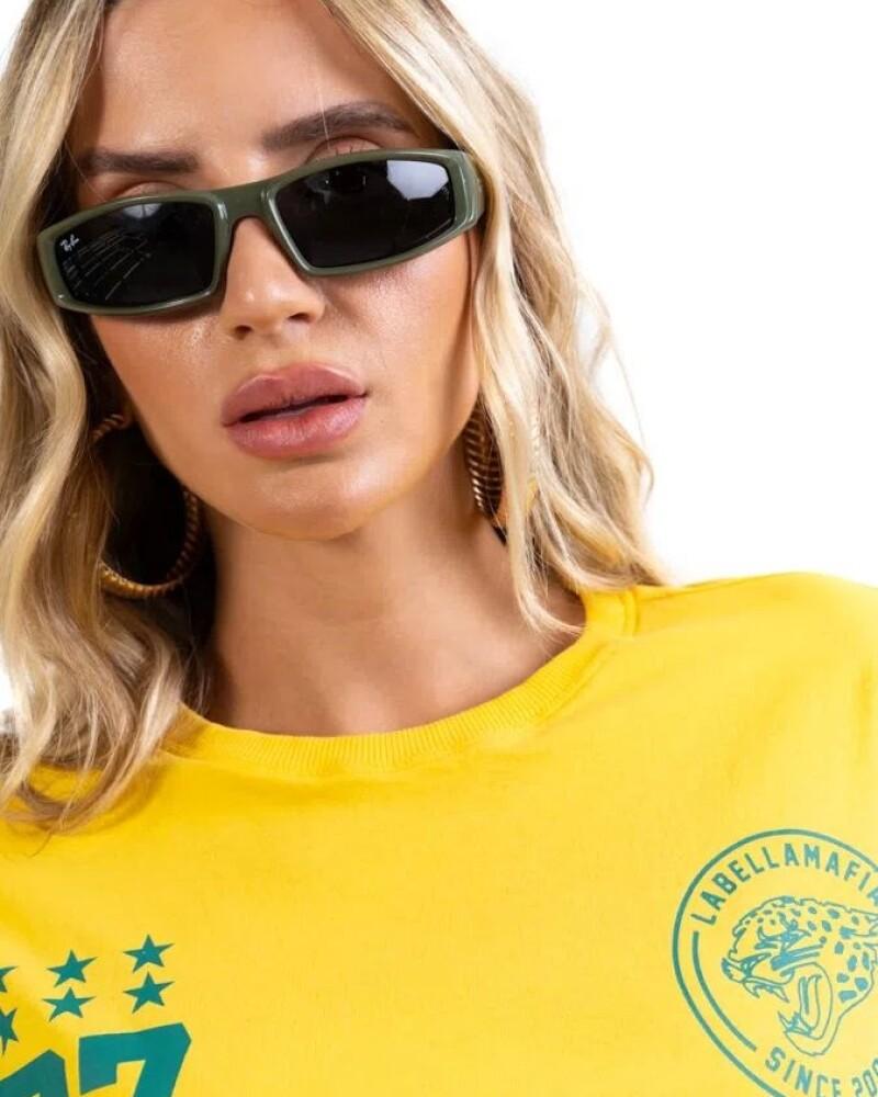 Viceversa T-SHIRT COLOR AMARILLO BY LA BELLAMAFIA