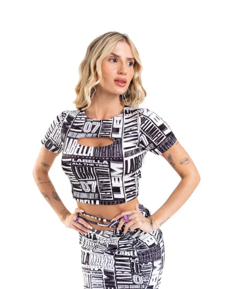 viceversa T-SHIRT COLOR ESTAMPADO BY LA BELLAMAFIA